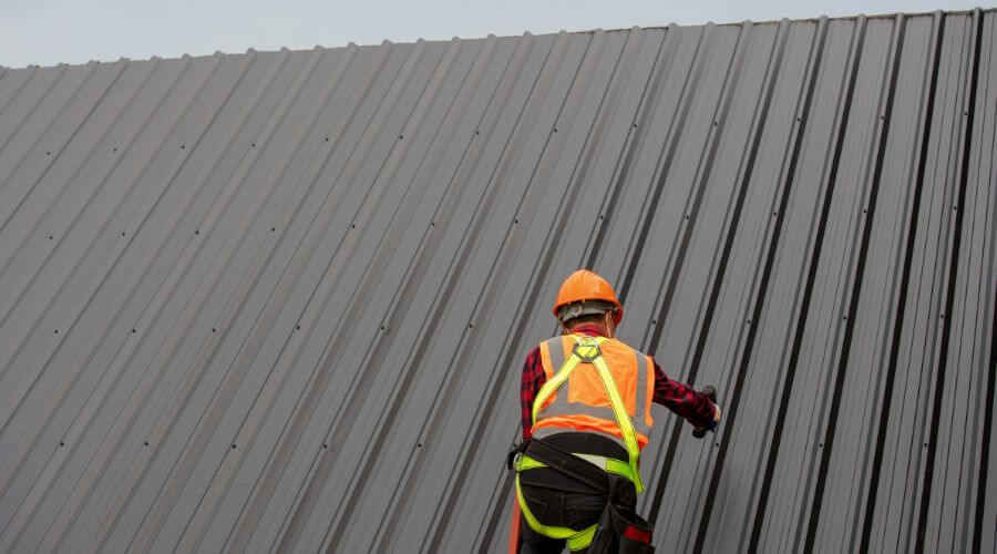 Professional metal roof installation services in Hooper, NE
